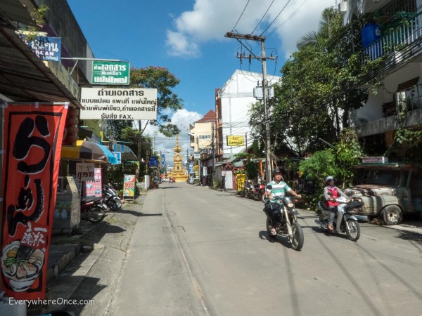 A Street in Chiang Rai Thailand
