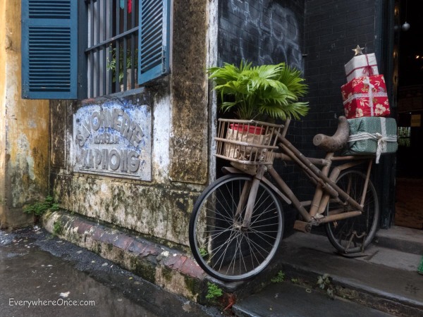 A bike with presents Hoi An, Vietnam